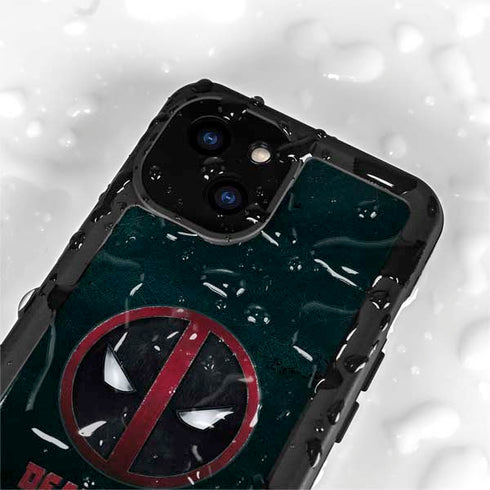Marvel Deadpool Legacy Deadpool Logo iPhone 15 Waterproof Case
